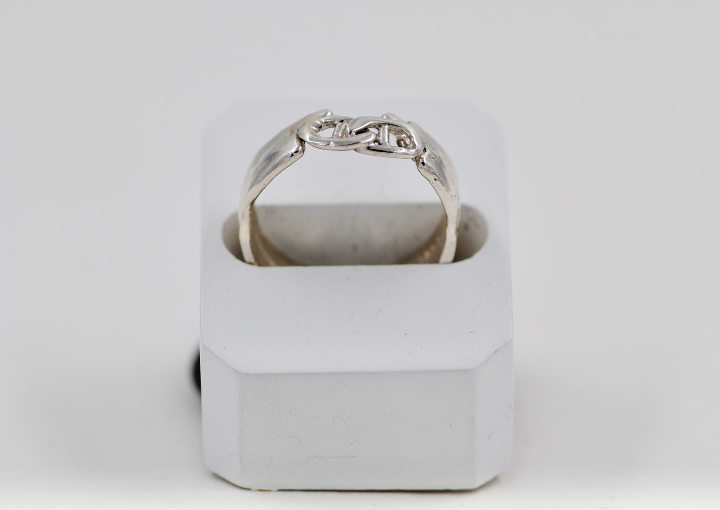 Sand Casted Mariner Chain & Band Ring