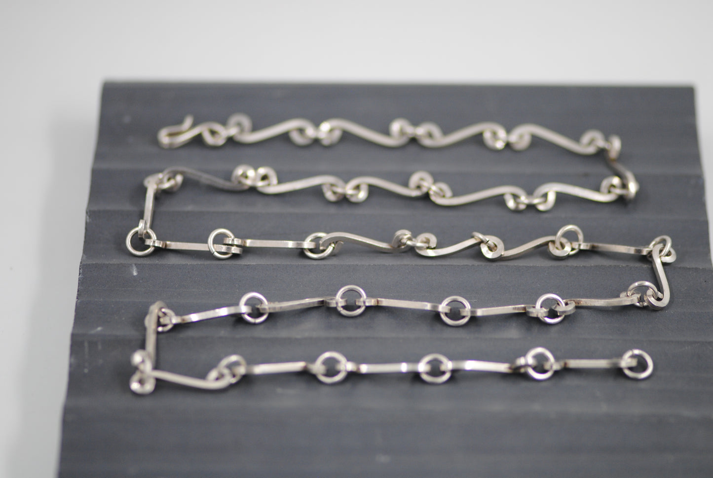 Vintage Handmade Sterling Silver Statement Necklace