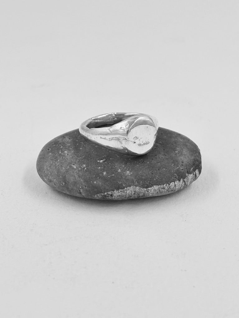Sand Casted Signet Ring