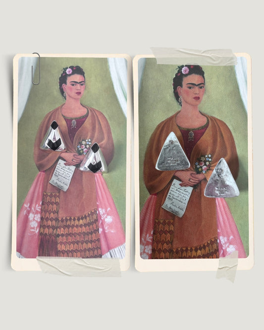 Triangle Inlay Earrings