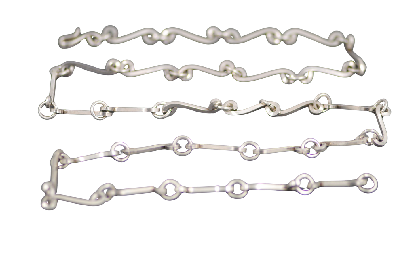 Vintage Handmade Sterling Silver Statement Necklace