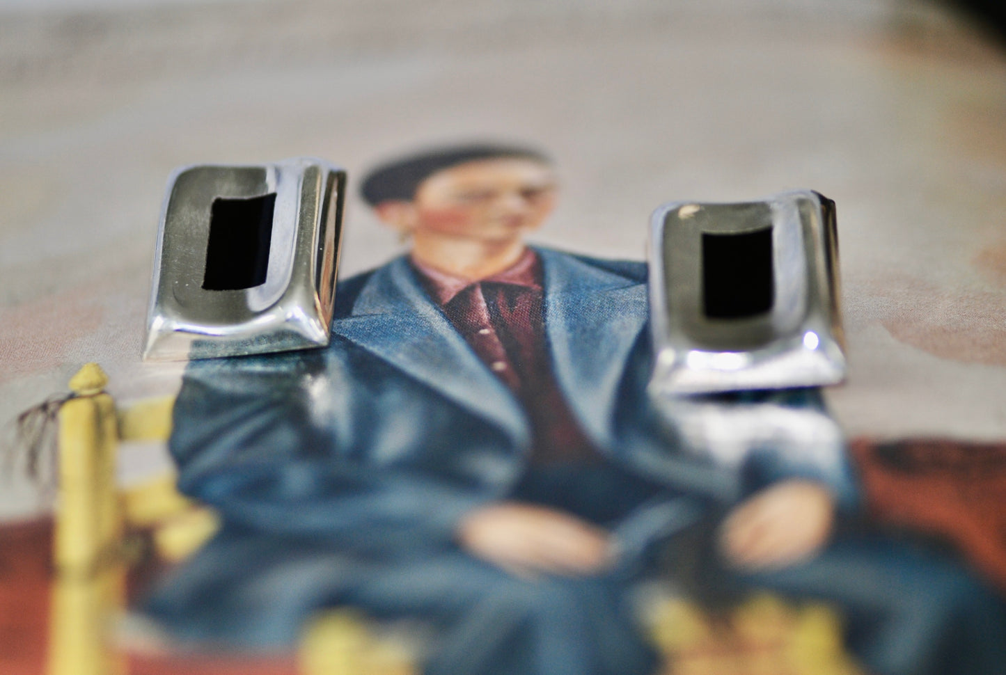 Rectangle Inlay Earrings