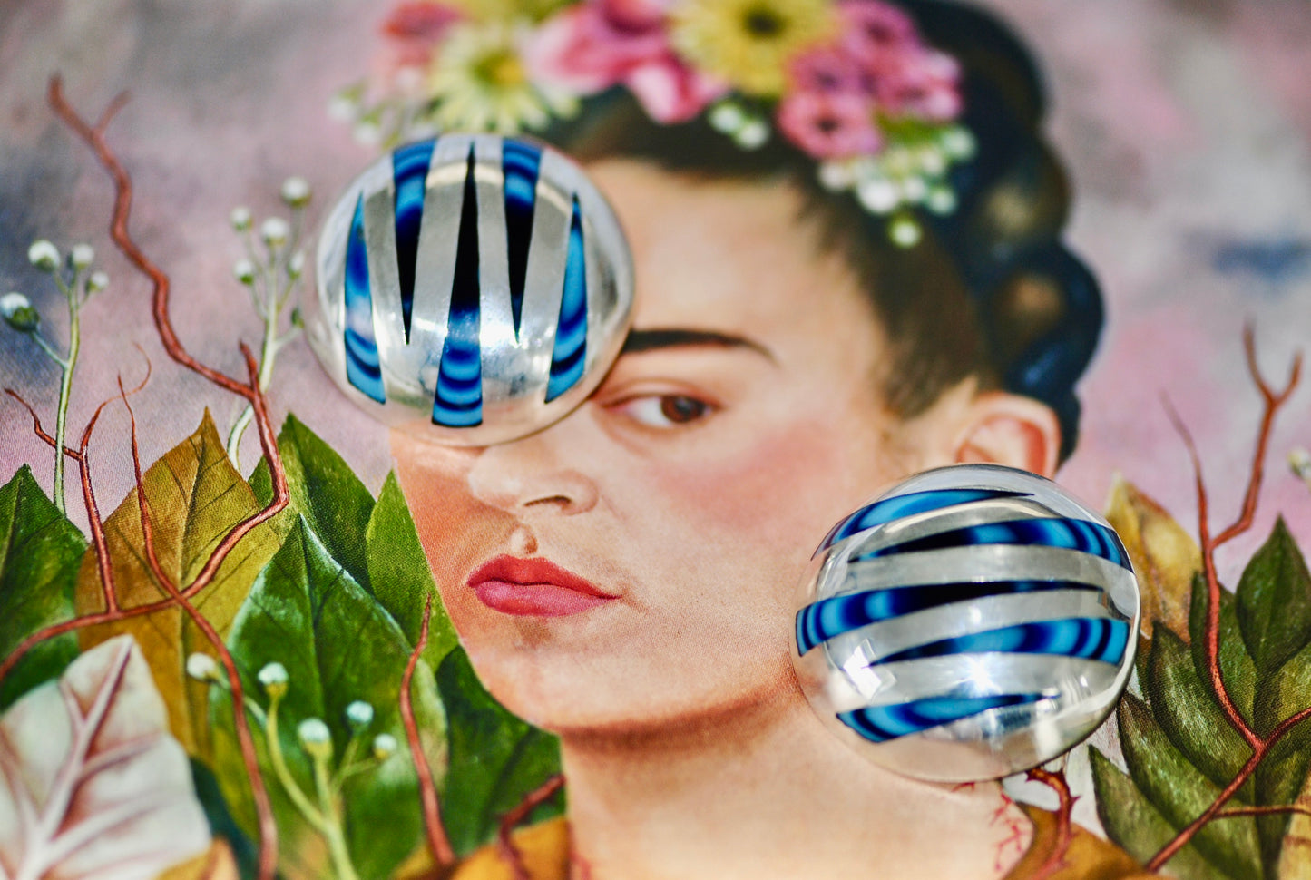 Circle Geometric Inlay Earrings