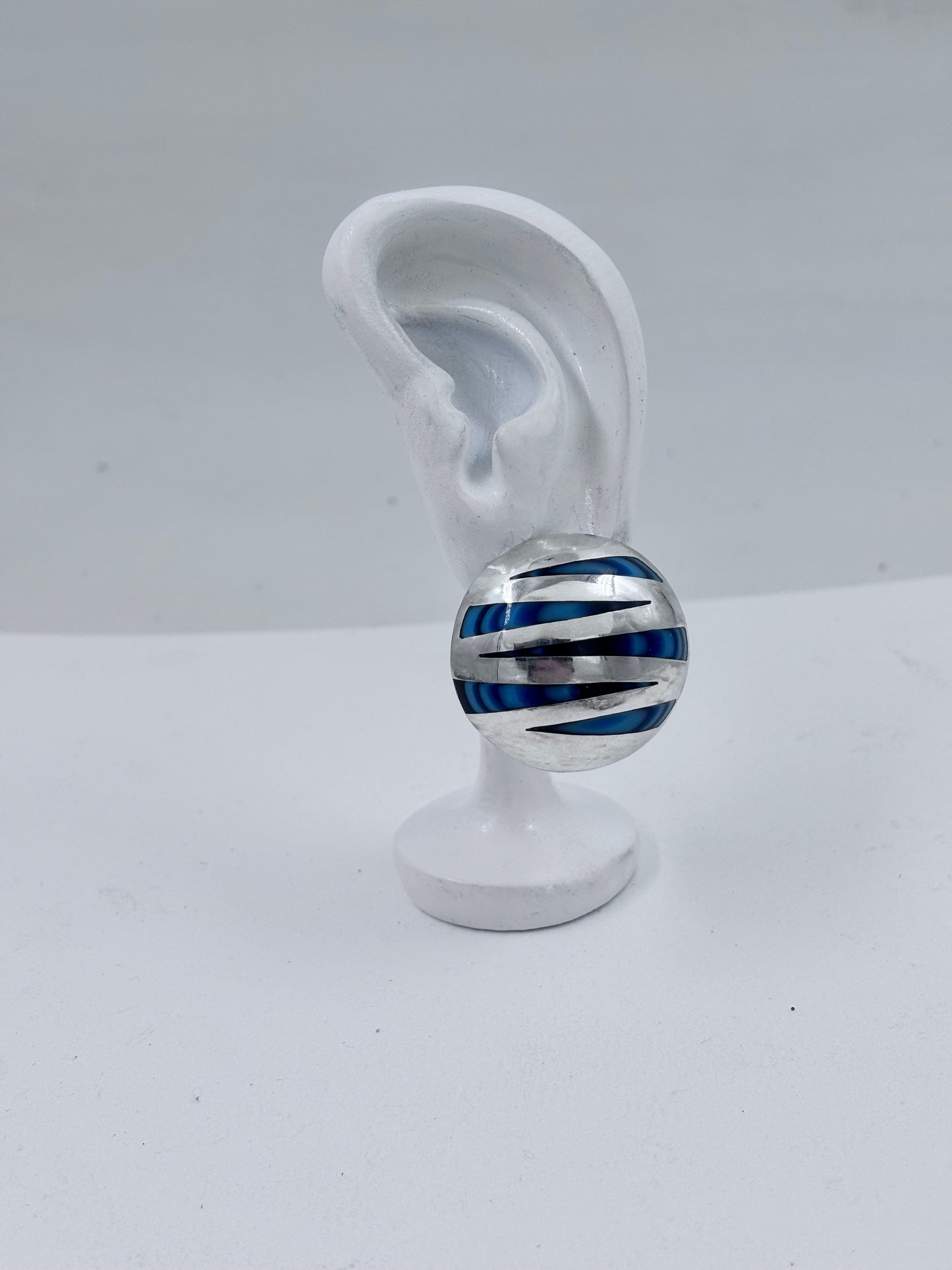 Circle Geometric Inlay Earrings